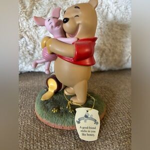 Pooh and Friends Figurine “A Good Friend Sticks to you Like Honey”